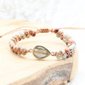 Bracelet Boho "Pierre de Protection & Soulagement" - Goutte