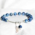 Bracelet Accord" en Cyanite & Argent 925- Pièce Bijouterie -