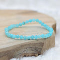Bracelet "Apaisement" en Amazonite du Brésil à facettes