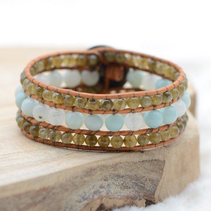 Bracelet Boho "Famille et Amis" - lespierresdubienetre
