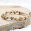 Bracelet "Joie" en Agate Crazy Lace Chip