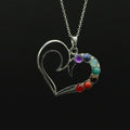 Pendentif " Coeur et amour " 7 chakras