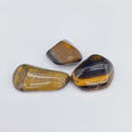 Pierre roulée "Confiance" en Oeil de Tigre (Lot de 2 pièces)