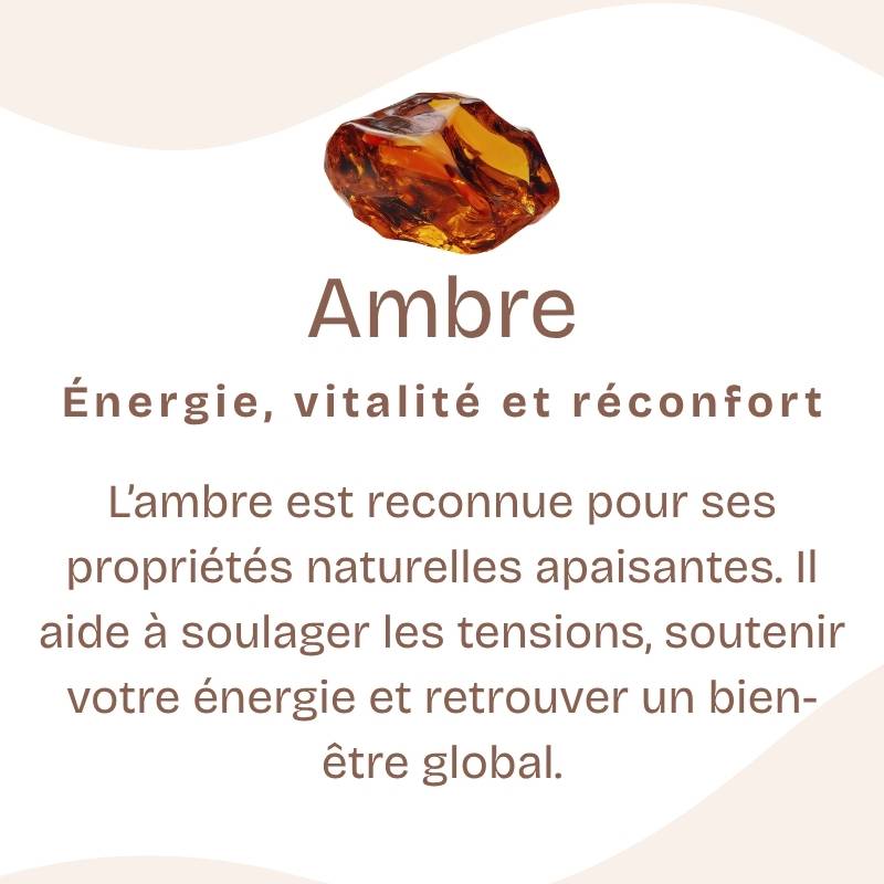 Pendentif "Renforcement" en Ambre, ARGENT 925 : AMB7