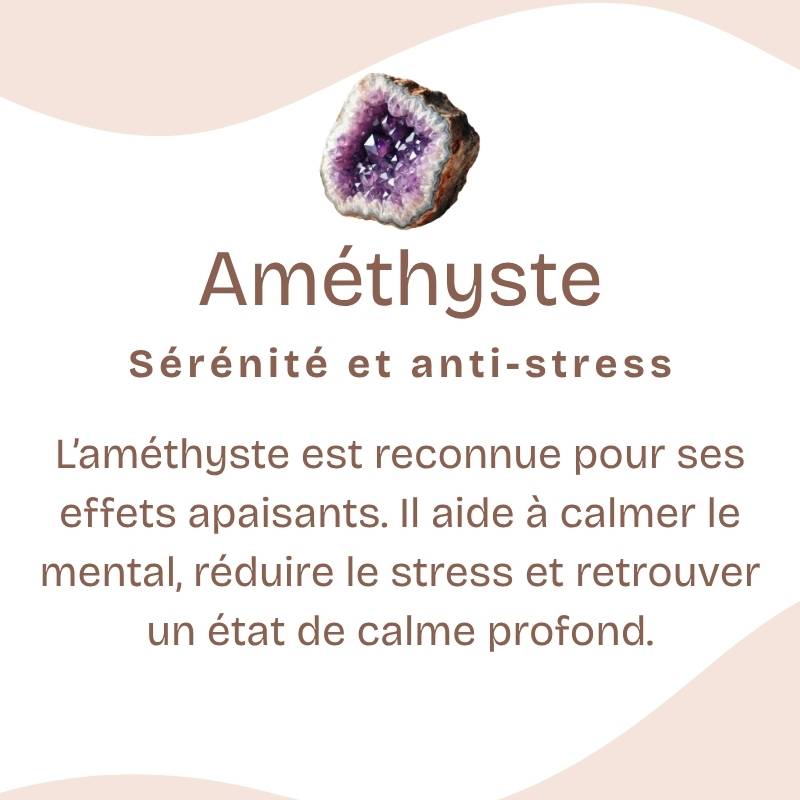Pendentif "Sagesse" en Améthyste Ref : AME 8