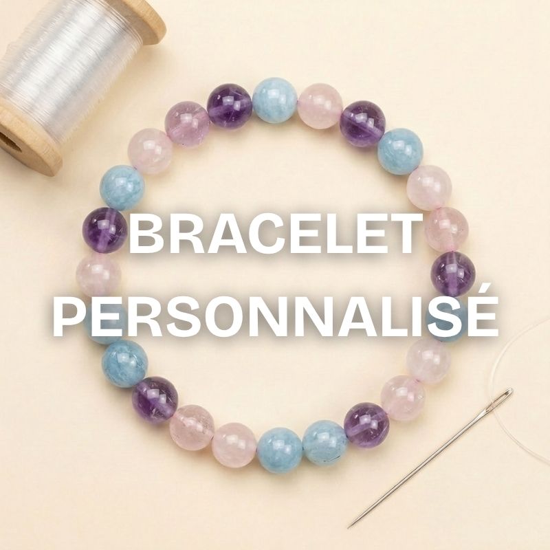 Bracelet de lithothérapie personnalisé