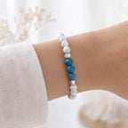 Bracelet "Minceur" En Apatite et Howlite