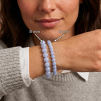 Bracelet "Communication" en Calcédoine