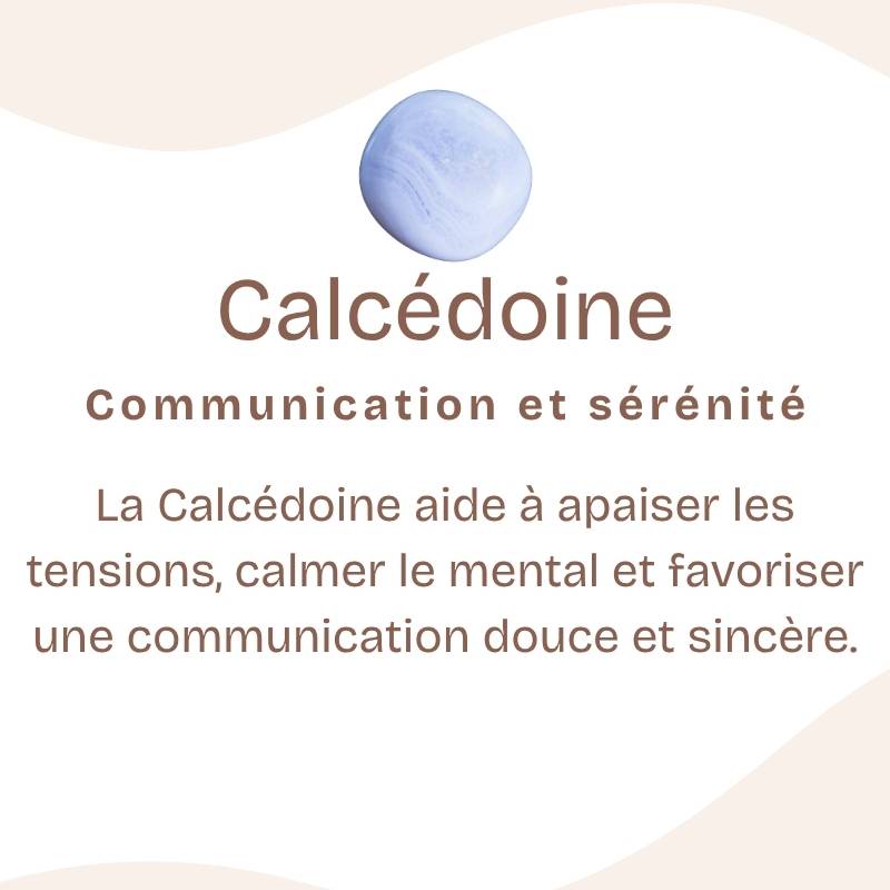Boucles d'oreilles "Communication" en Calcédoine (Argent 925)
