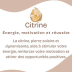 Pendentif "Réussite" Roulé en Citrine
