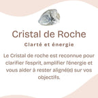 Pierre roulée "Amplificateur" en Cristal de Roche (Quartz) (Lot de 3 pièces)