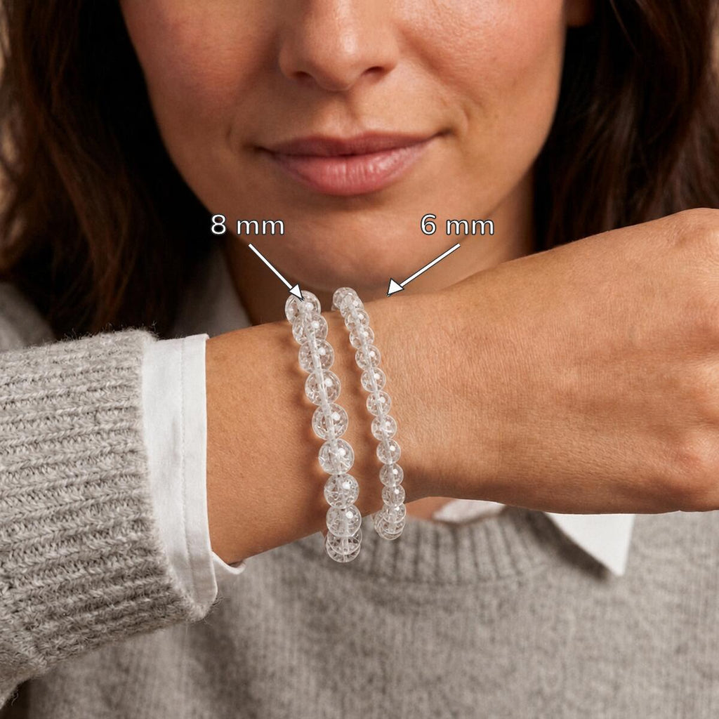 Bracelet "Amplificateur" en Quartz brisé (Cristal de Roche)