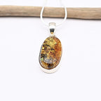 Pendentif "Renforcement" en Ambre, ARGENT 925 : AMB7