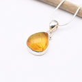 Pendentif "Renforcement" en Ambre, ARGENT 925 : AMB9