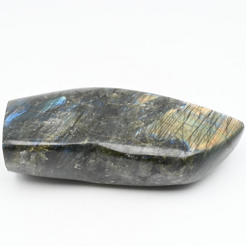 Bloc de Labradorite POLI (541g) A Réf : LBGP7