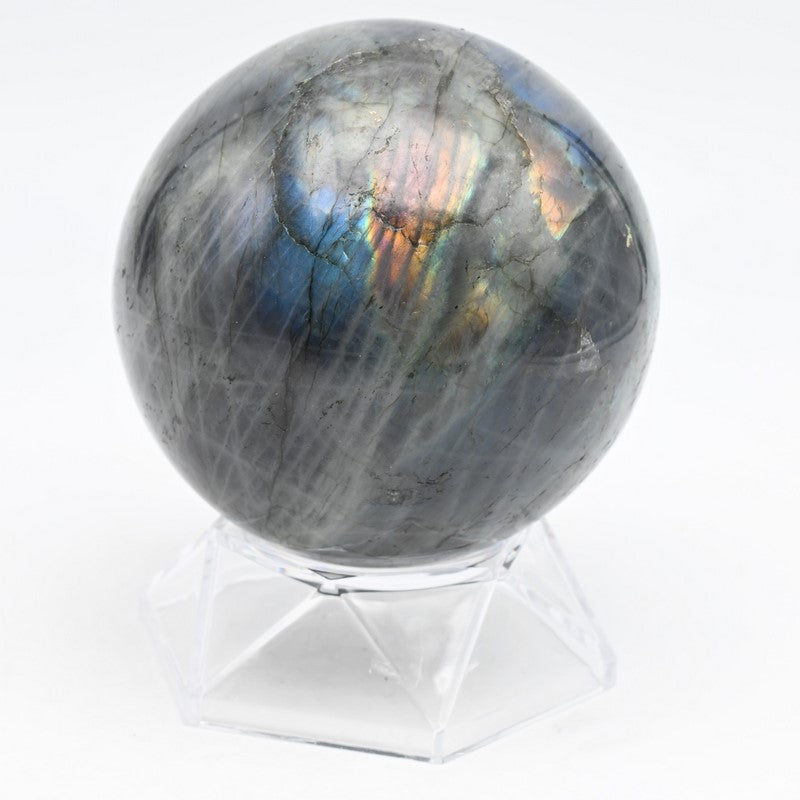 Sphère de labradorite (710g) A Réf : SL5