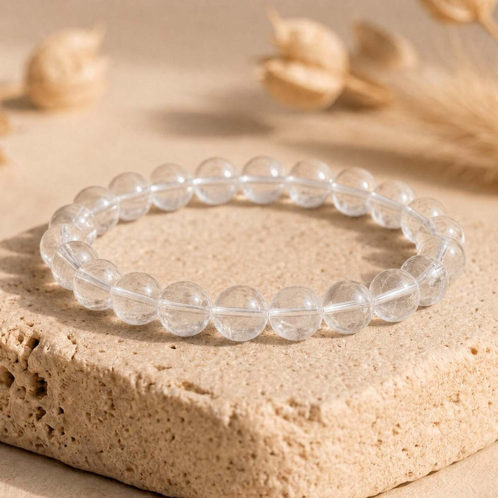 Bracelet "Amplificateur" en Quartz (Cristal de Roche)