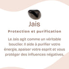 Pierre roulée "Évolution" en Jais (Lot de 20g)