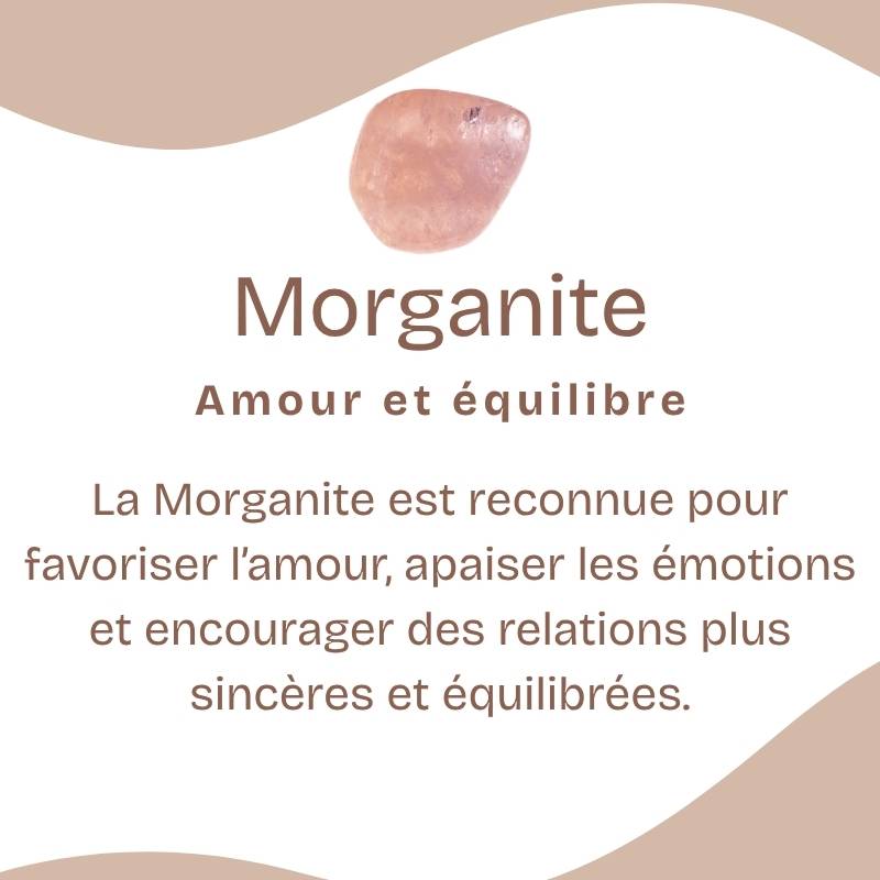 Pierre roulée "Attirance" en Morganite [RARE] (Lot de 20g)
