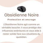 Bracelet "Protection Triple" en Hematite, Oeil-de-Tigre et Obsidienne