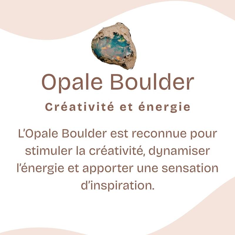 [RARE & EXCEPTIONNEL] Pendentif Opale Boulder AAA ref : OB1