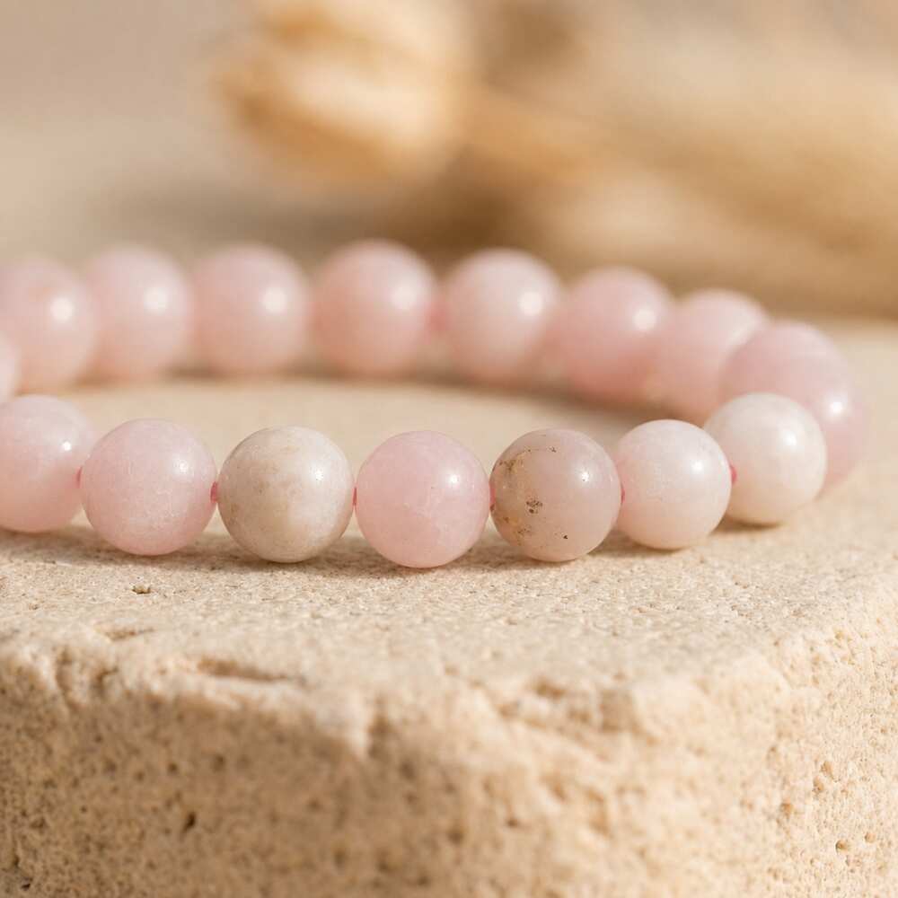 Bracelet "Douceur" en Opale Rose