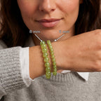 Bracelet "Atténuation" en Péridot