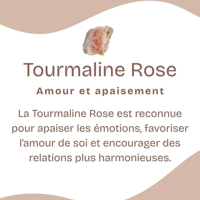 Bracelet "Absorption" en Tourmaline Rose à facettes