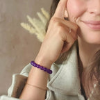 Bracelet "Anti-Stress" en Amazonite & Améthyste