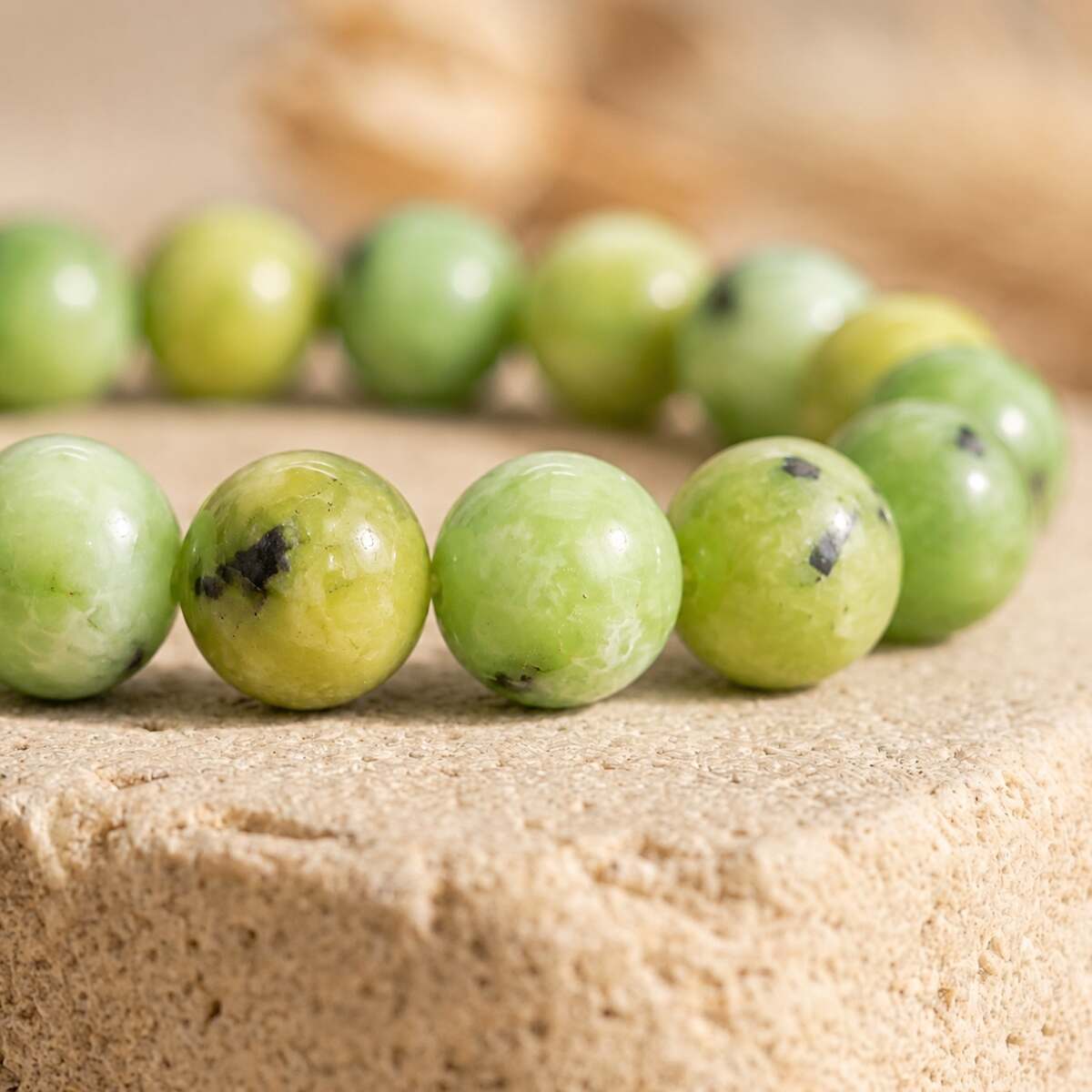 Bracelet "Réconfort" en Chrysoprase