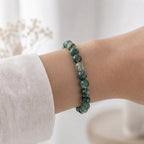 Bracelet "Courage" en Agate Mousse