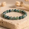 Bracelet "Courage" en Agate Mousse