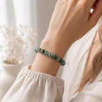 Bracelet "Courage" en Agate Mousse