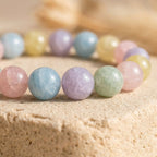 Bracelet "Attirance" en Morganite & Aigue-Marine