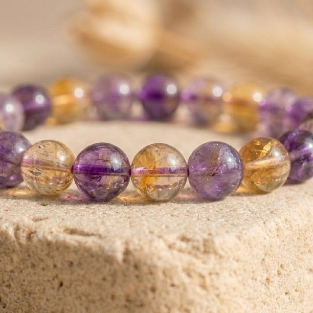 Bracelet "Inspiration" en Amétrine
