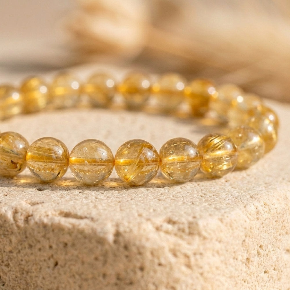 Bracelet "Réussite" en Citrine
