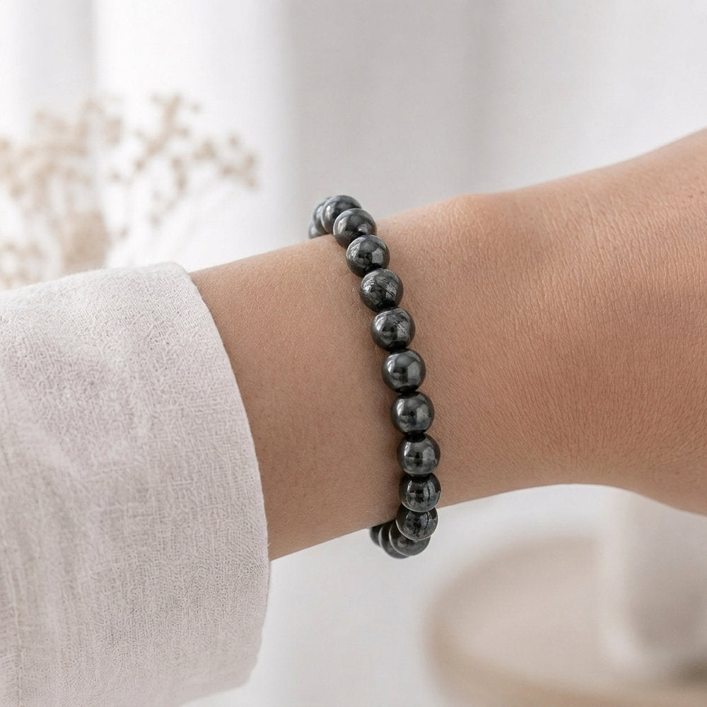 Bracelet "Évolution" en Jais