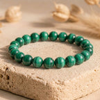 Bracelet "Paix" en Malachite