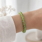 Bracelet "Atténuation" en Péridot