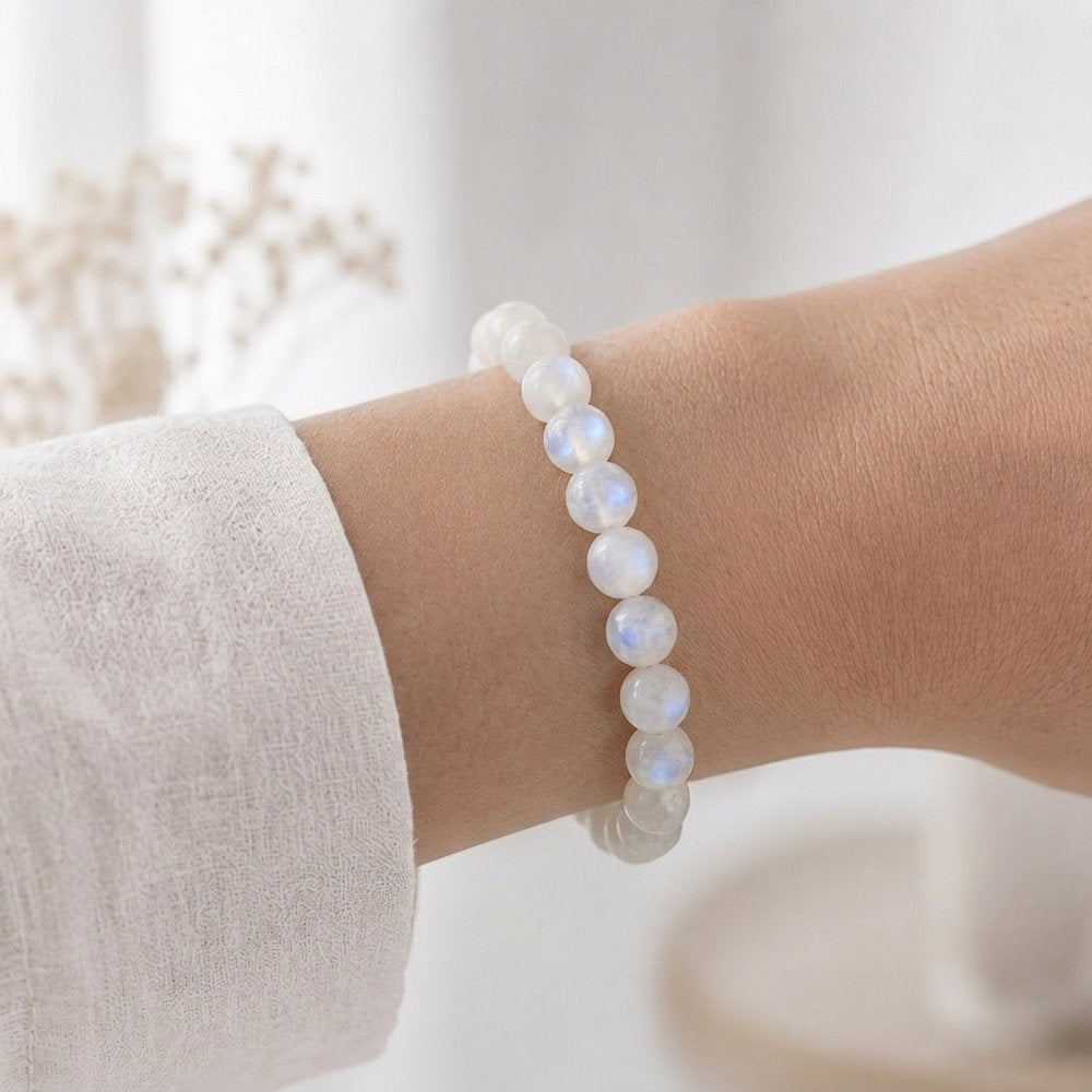 Bracelet "Féminité" en Pierre de Lune