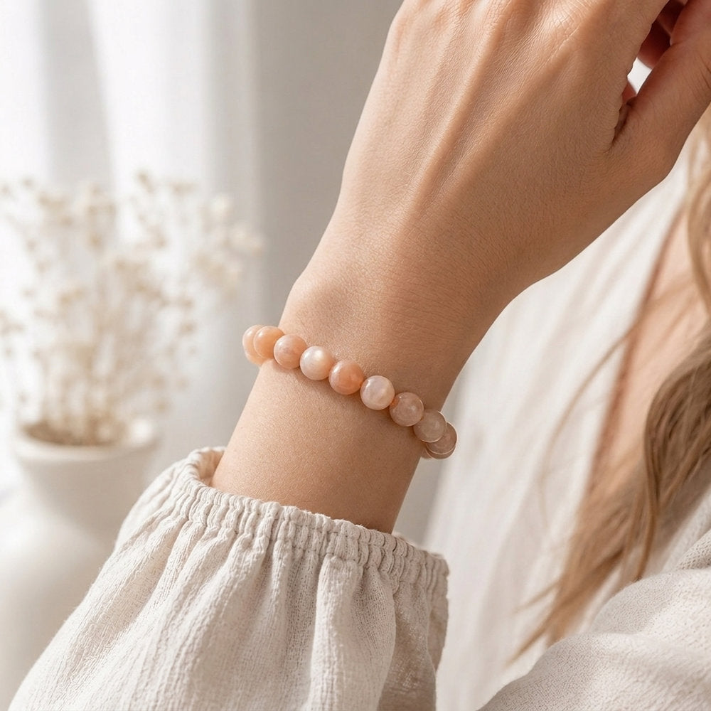 Bracelet "Optimisme" en Pierre de Soleil