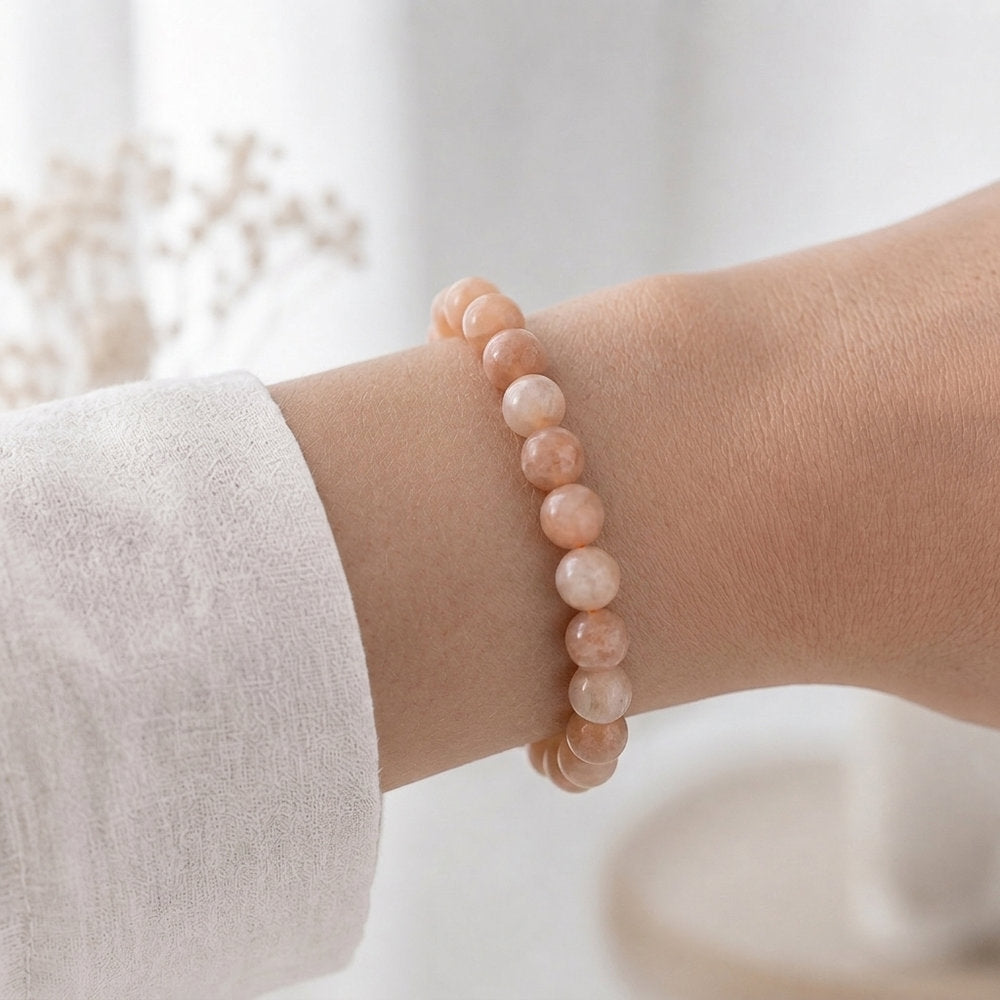 Bracelet "Optimisme" en Pierre de Soleil