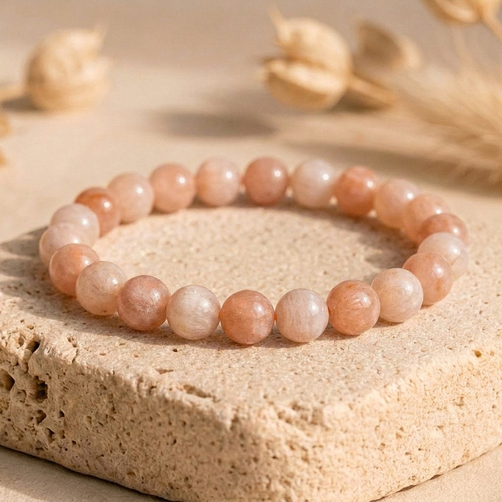 Bracelet "Optimisme" en Pierre de Soleil