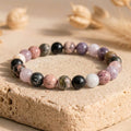 Bracelet "Renfort" en Tourmaline Multicolore
