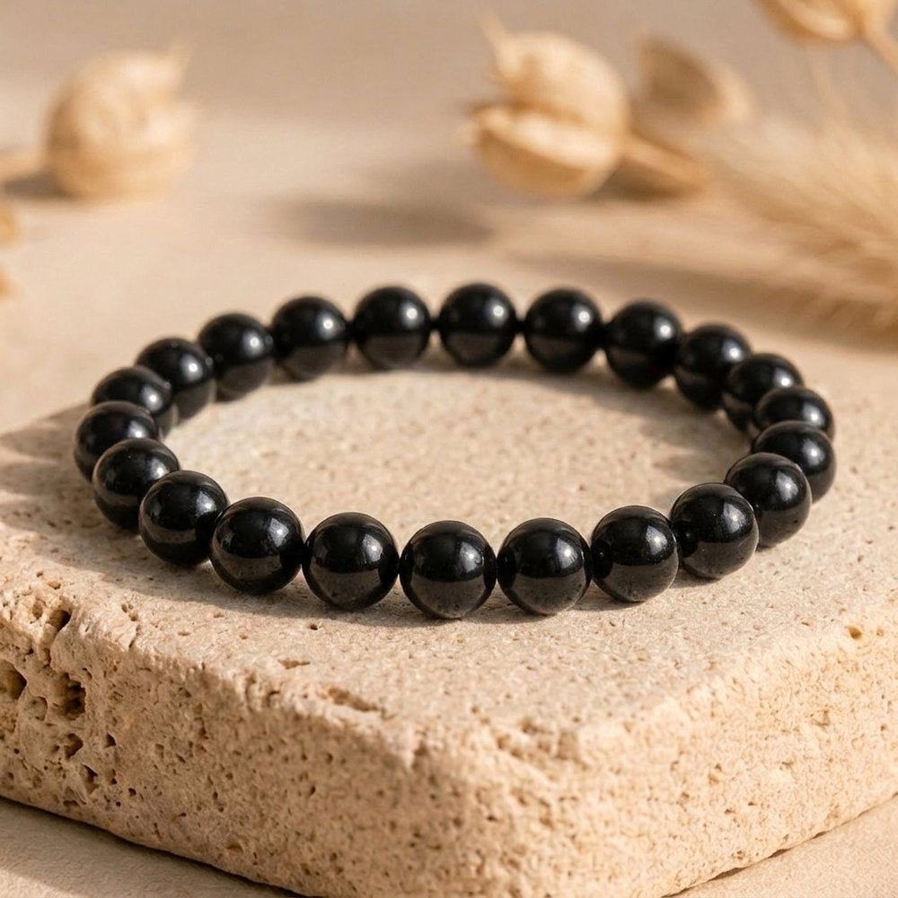 Bracelet "Absorption" en Tourmaline Noire