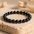 Bracelet "Bouclier" en Obsidienne