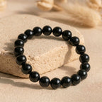 Bracelet "Bouclier" en Obsidienne