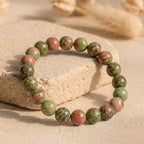 Bracelet "Apprentissage" en Unakite