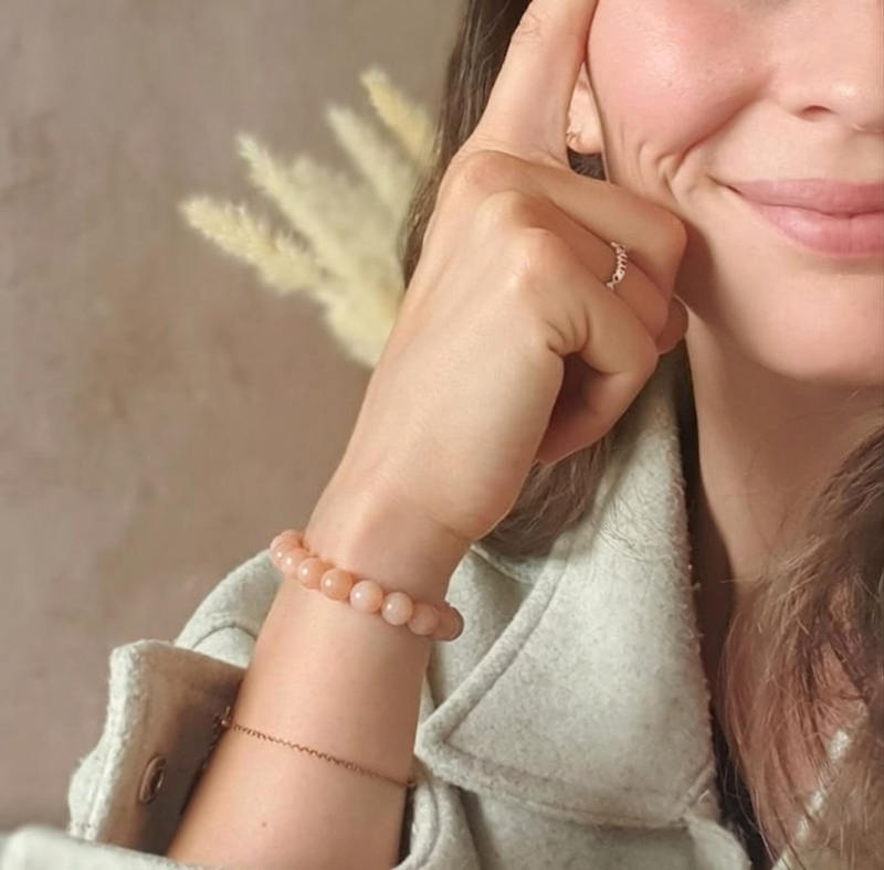 Bracelet "Optimisme" en Pierre de Soleil