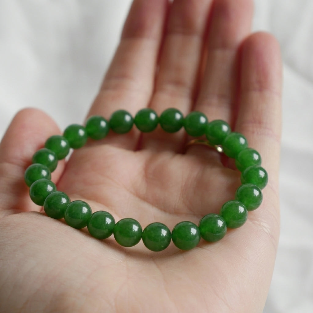 Bracelet "Méditation" en Jade Néphrite